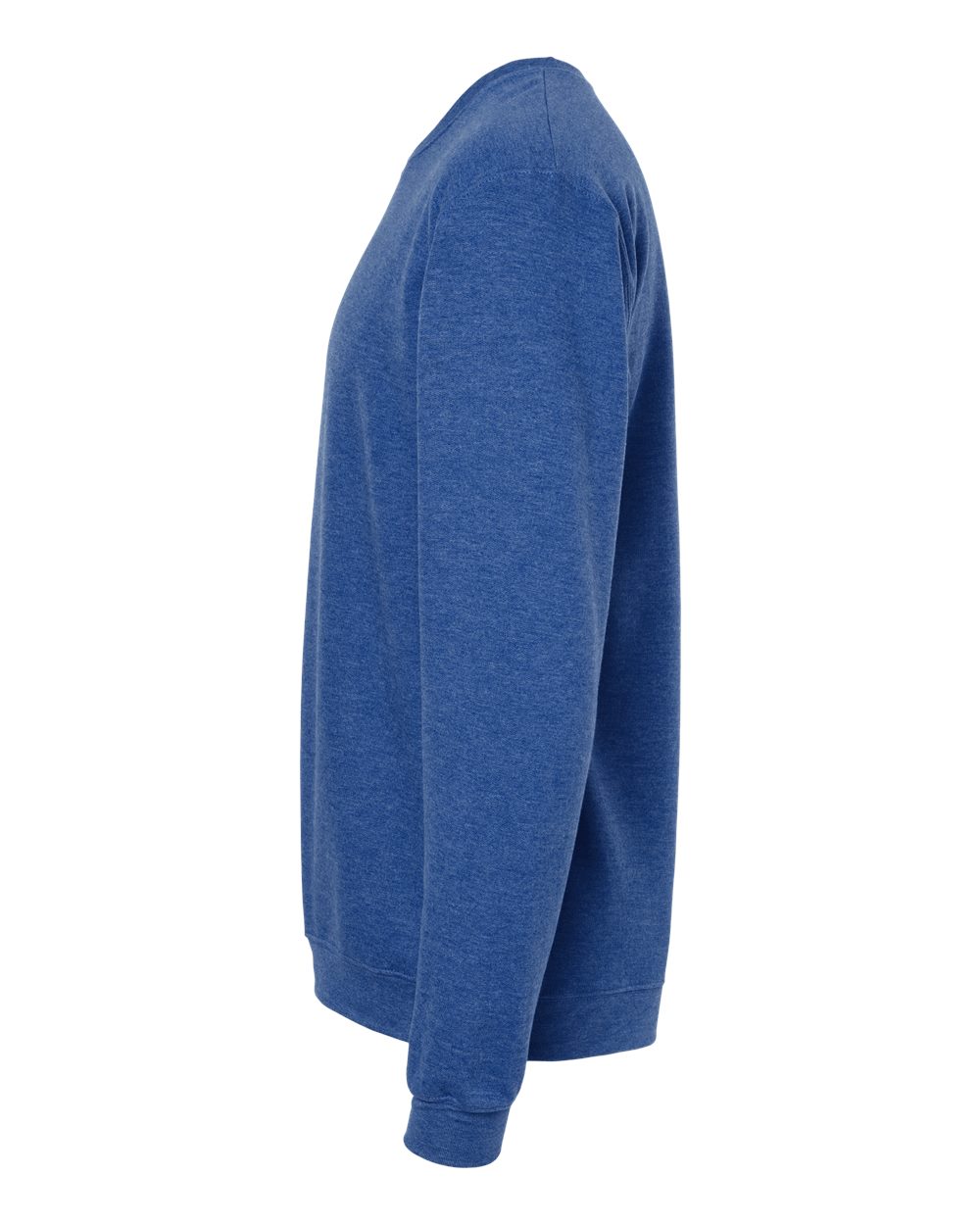 M&O Unisex Crewneck Fleece - 3340 Heather Royal