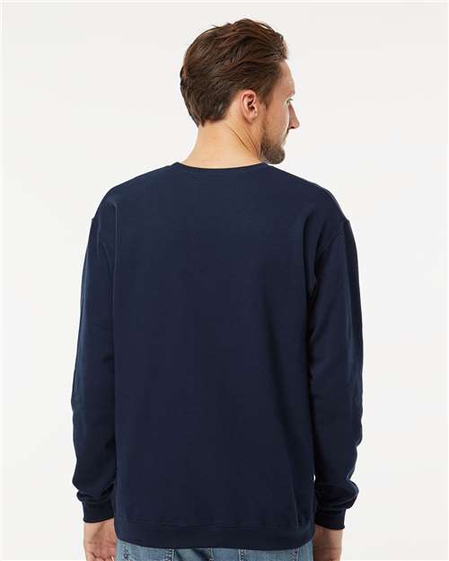 M&O Unisex Crewneck Fleece - 3340 Navy