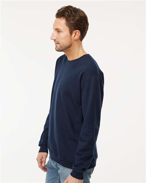 M&O Unisex Crewneck Fleece - 3340 Navy