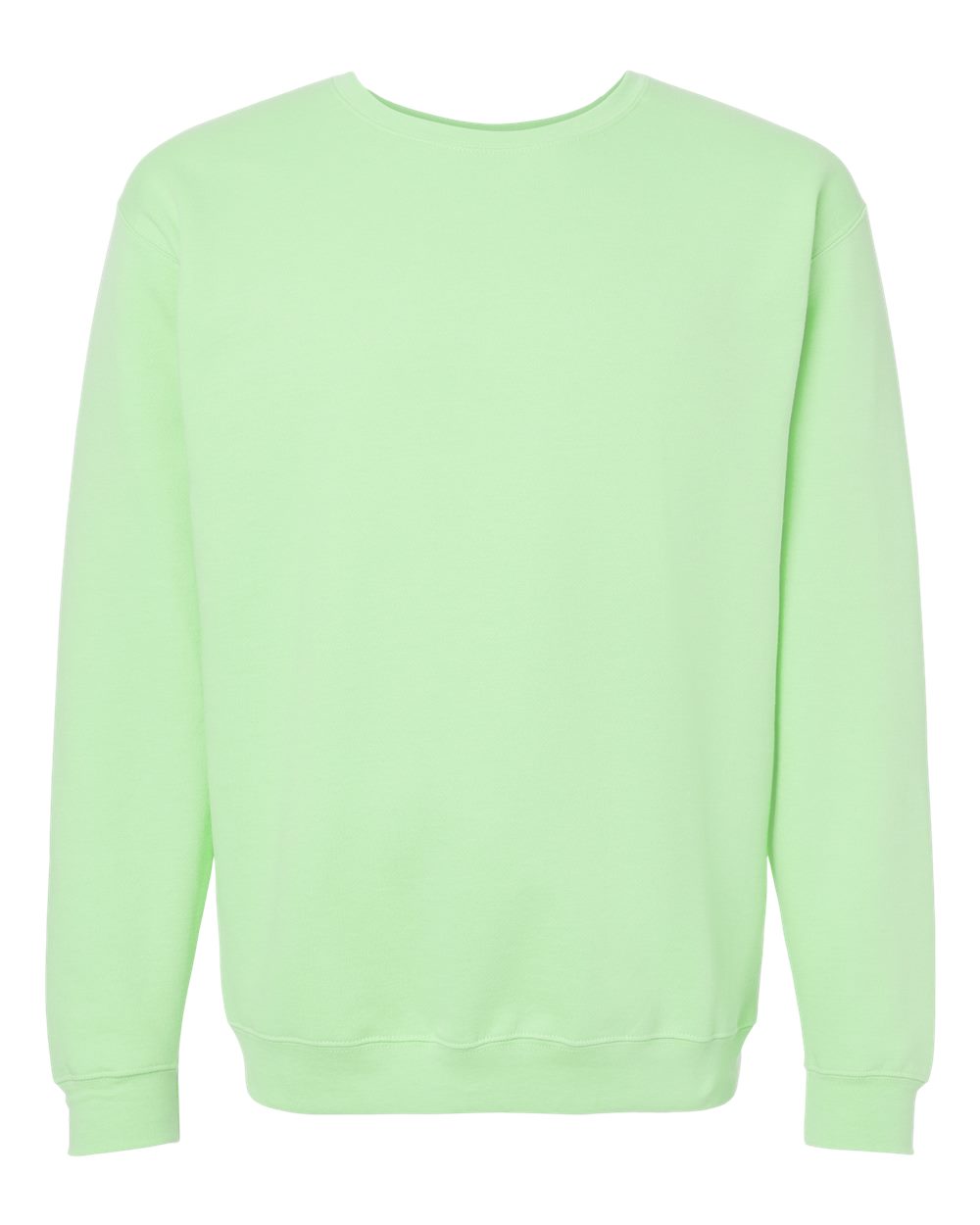 M&O Unisex Crewneck Fleece - 3340 Neo Mint