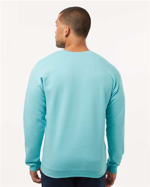 M&O Unisex Crewneck Fleece - 3340 Purist Blue