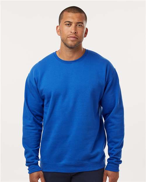 M&O Unisex Crewneck Fleece - 3340 Royal