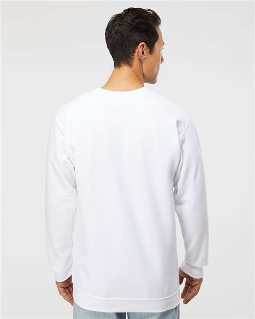 M&O Unisex Crewneck Fleece - 3340 White