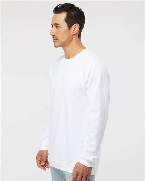 M&O Unisex Crewneck Fleece - 3340 White