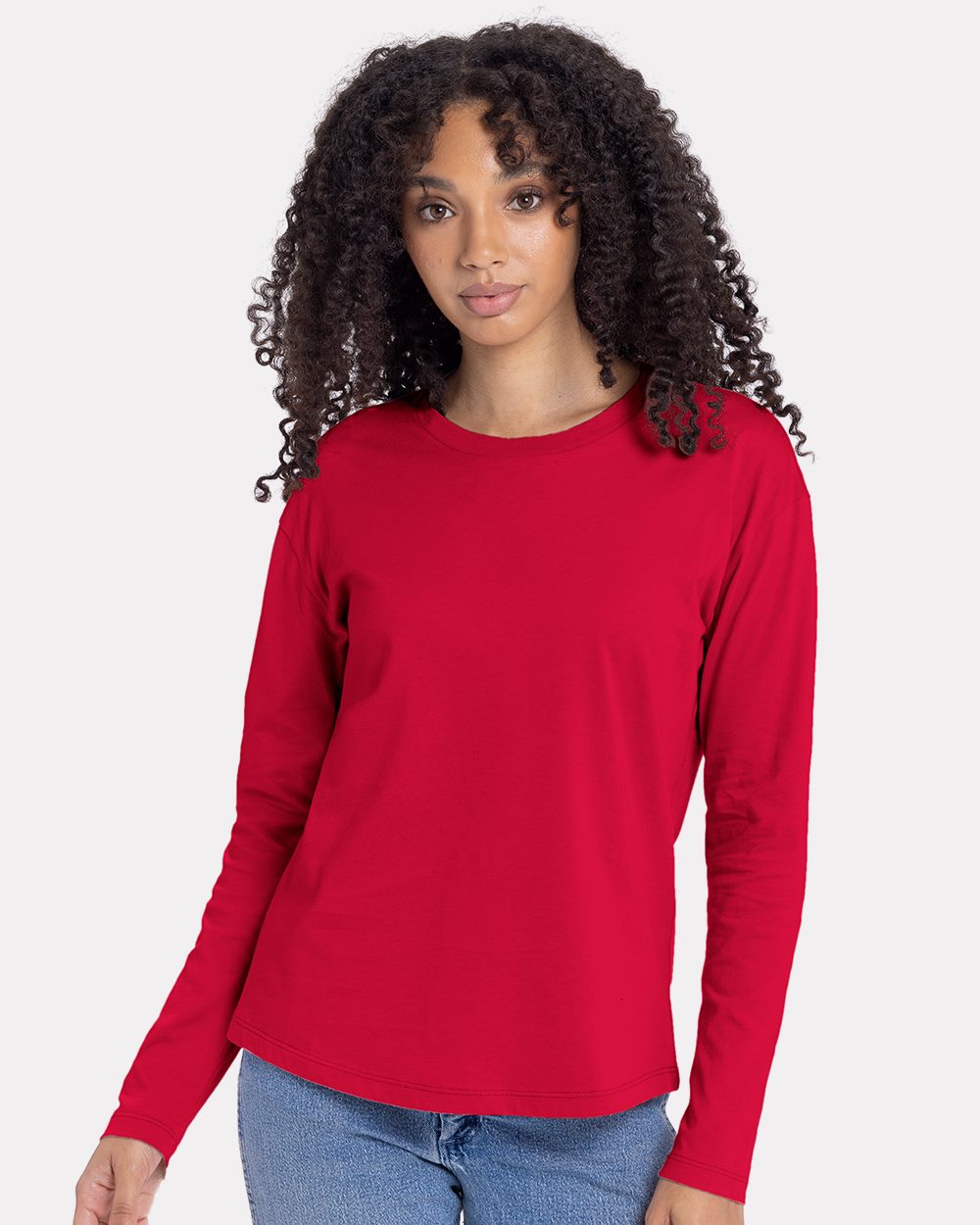 Next Level Women's Cotton Relaxed Long Sleeve T-Shirt - 3911 - 3911N