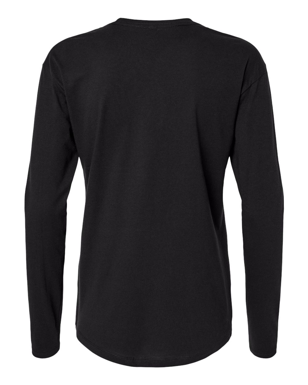 Next Level Women's Cotton Relaxed Long Sleeve T-Shirt - 3911 - 3911N Black