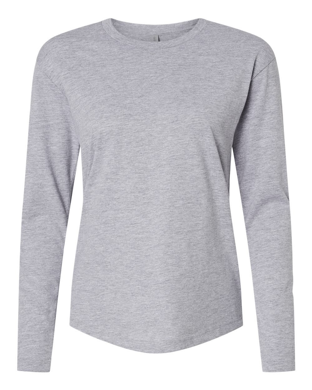 Next Level Women's Cotton Relaxed Long Sleeve T-Shirt - 3911 - 3911N Heather Grey