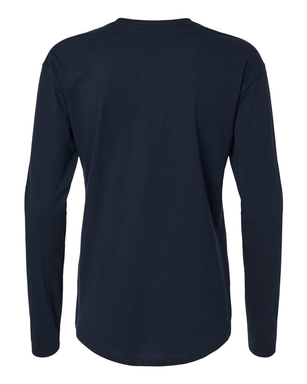 Next Level Women's Cotton Relaxed Long Sleeve T-Shirt - 3911 - 3911N Midnight Navy