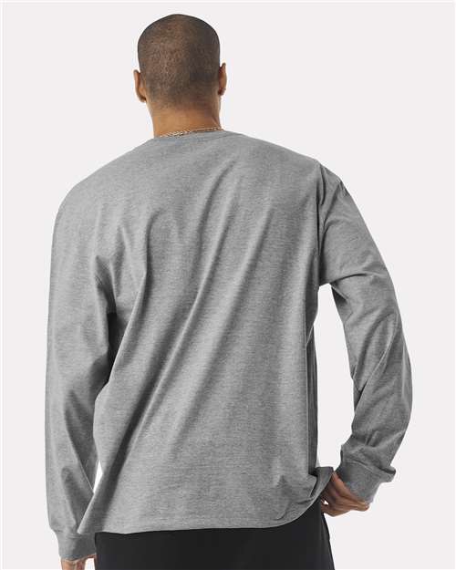 BELLA + CANVAS Unisex 7.5 oz Heavyweight Long Sleeve Tee - 4651 Athletic Heather
