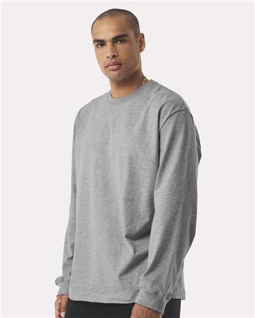 BELLA + CANVAS Unisex 7.5 oz Heavyweight Long Sleeve Tee - 4651 Athletic Heather
