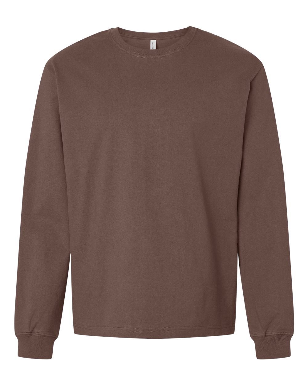 BELLA + CANVAS Unisex 7.5 oz Heavyweight Long Sleeve Tee - 4651 Cocoa
