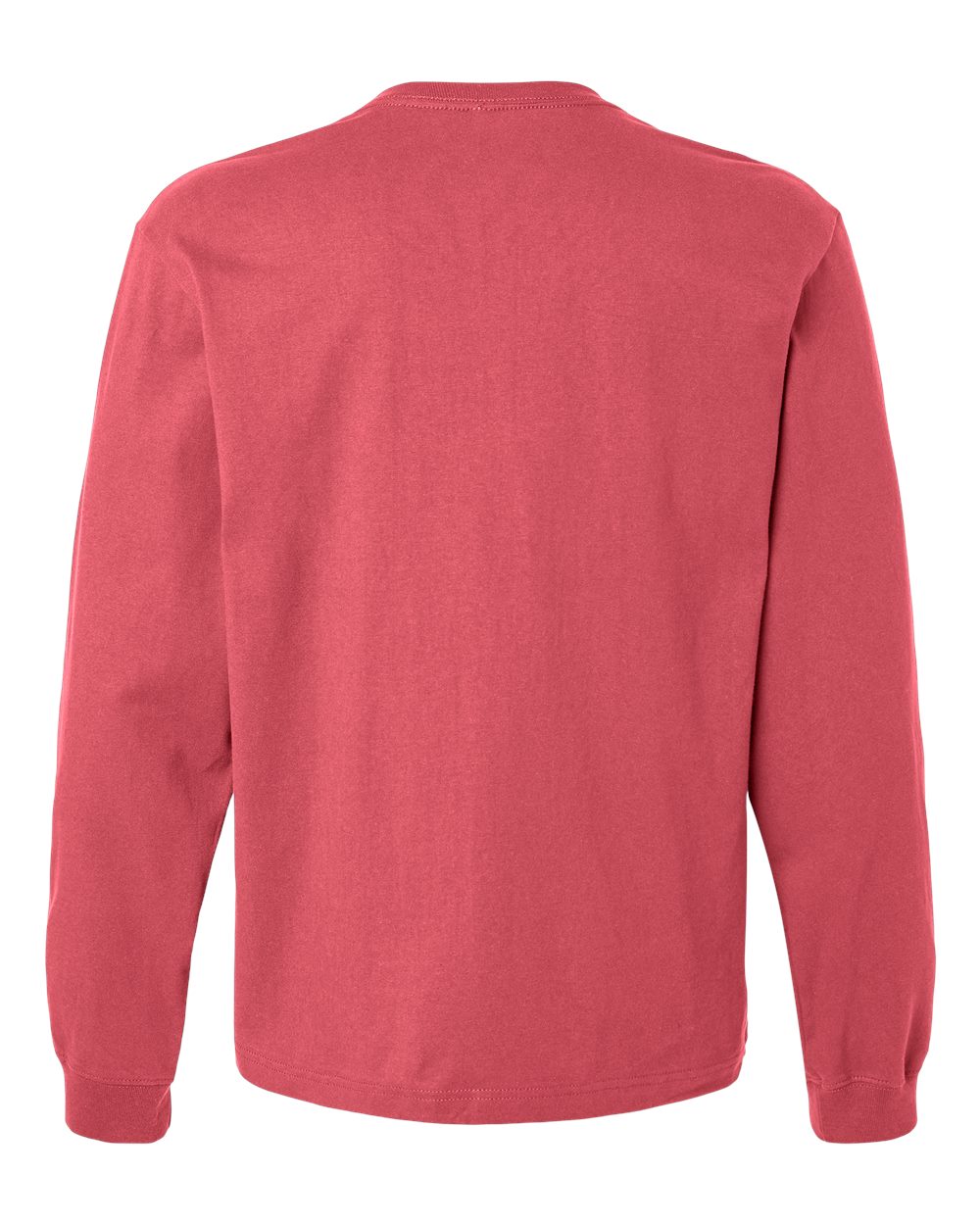 BELLA + CANVAS Unisex 7.5 oz Heavyweight Long Sleeve Tee - 4651 Vintage Red