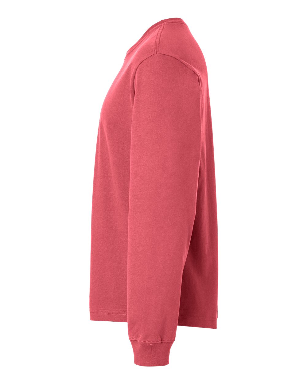 BELLA + CANVAS Unisex 7.5 oz Heavyweight Long Sleeve Tee - 4651 Vintage Red