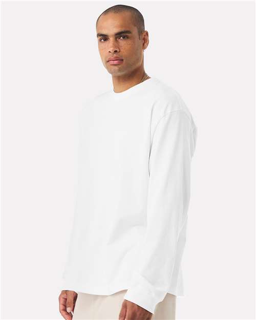 BELLA + CANVAS Unisex 7.5 oz Heavyweight Long Sleeve Tee - 4651 White