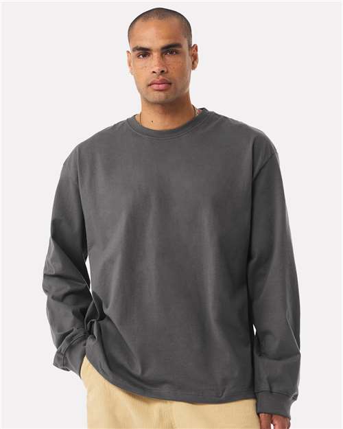 BELLA + CANVAS Unisex 7.5 oz Heavyweight Long Sleeve Tee - 4651 Asphalt