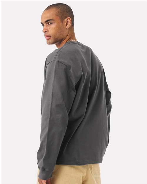 BELLA + CANVAS Unisex 7.5 oz Heavyweight Long Sleeve Tee - 4651 Asphalt