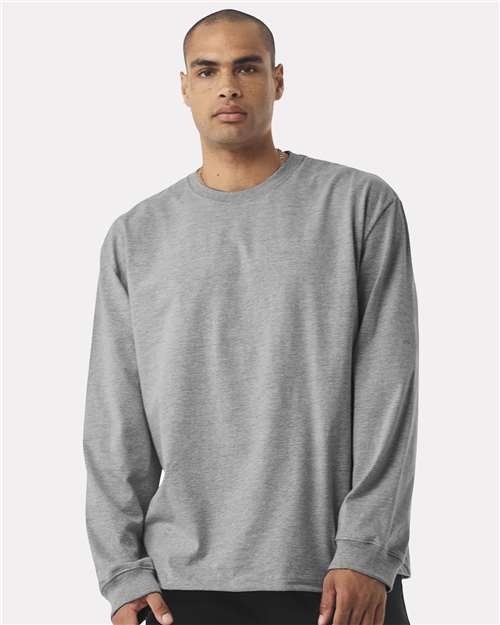 BELLA + CANVAS Unisex 7.5 oz Heavyweight Long Sleeve Tee - 4651 Athletic Heather