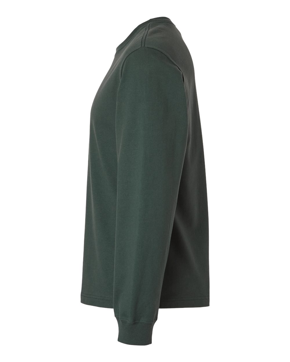BELLA + CANVAS Unisex 7.5 oz Heavyweight Long Sleeve Tee - 4651 Hunter Green