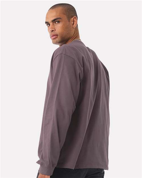 BELLA + CANVAS Unisex 7.5 oz Heavyweight Long Sleeve Tee - 4651 Purple Storm