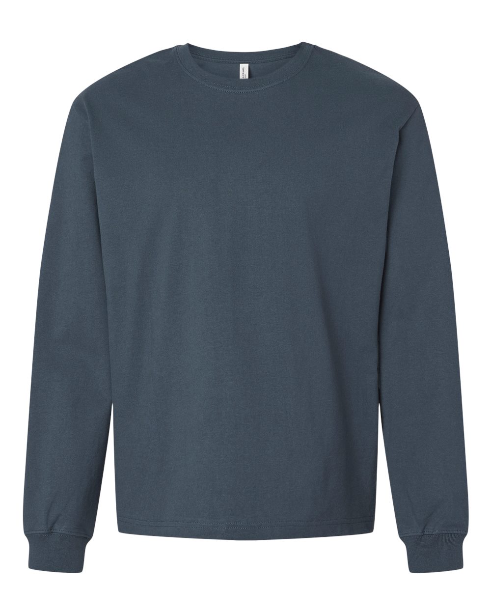 BELLA + CANVAS Unisex 7.5 oz Heavyweight Long Sleeve Tee - 4651 Vintage Navy
