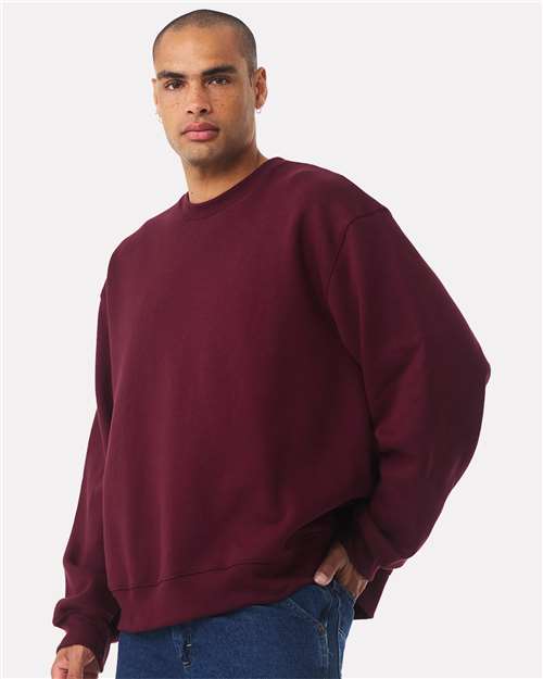 BELLA + CANVAS Unisex 10 oz. Heavyweight Crewneck Sweatshirt - 4711 Maroon