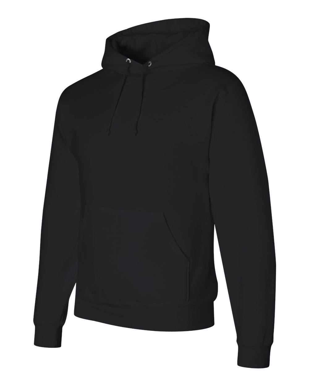 JERZEES Unisex Super Sweats NuBlend® Hooded Sweatshirt - 4997MR Black