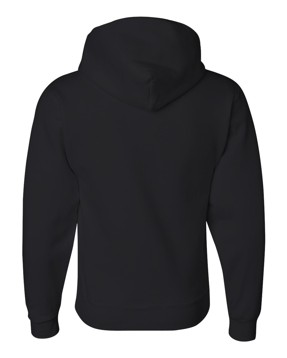 JERZEES Unisex Super Sweats NuBlend® Hooded Sweatshirt - 4997MR Black
