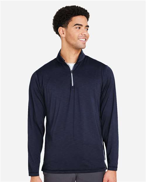 Puma Golf Men's You-V Quarter-Zip Pullover - 539105 Navy Blazer