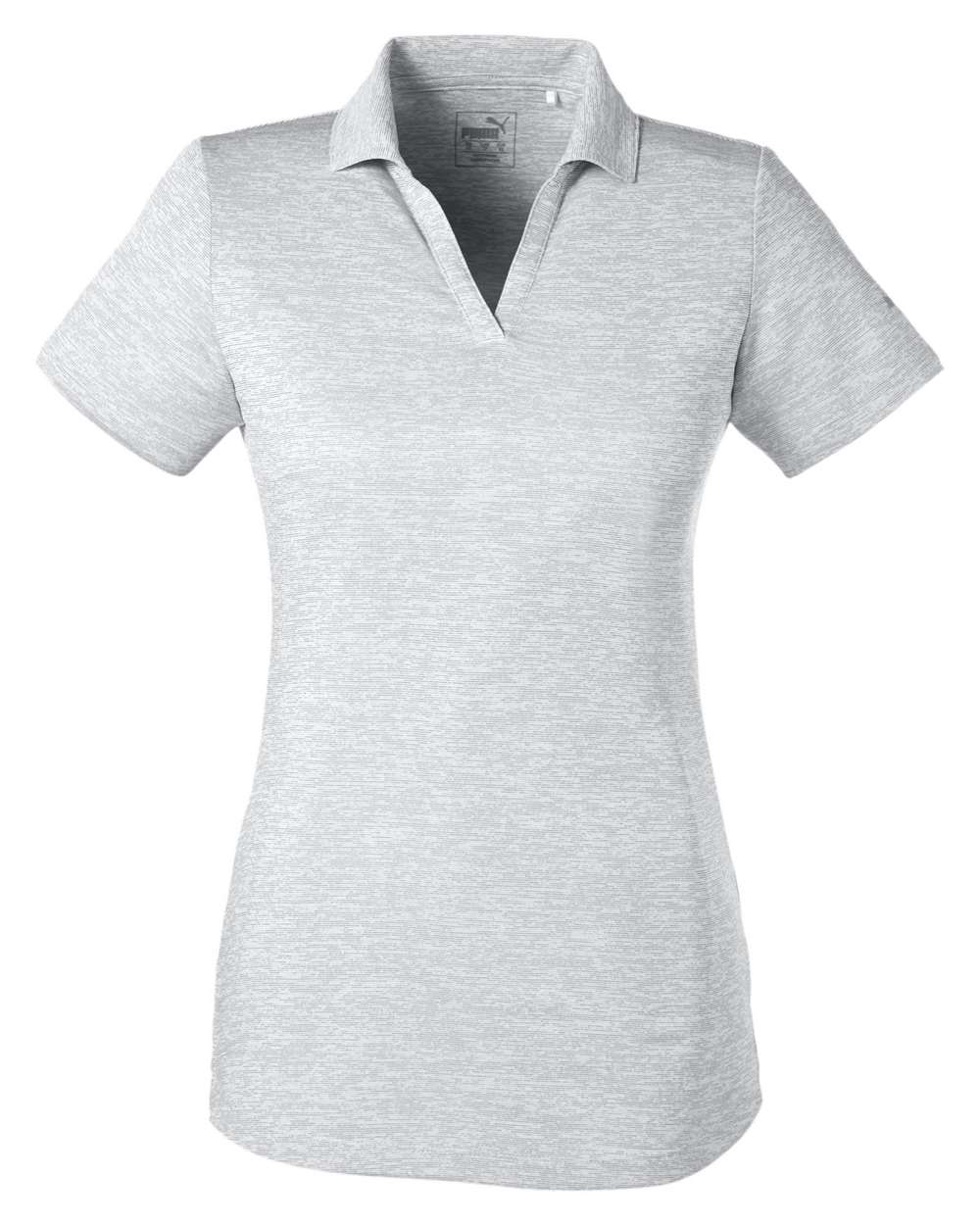 Puma Golf Women's Icon Heather Polo - 596802 Bright White