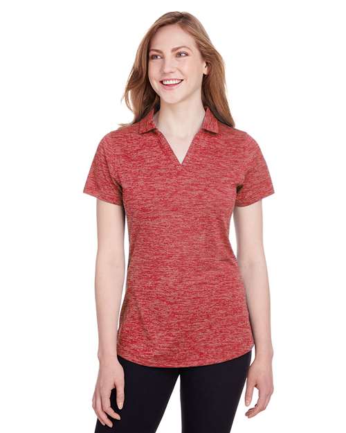 Puma Golf Women's Icon Heather Polo - 596802 High Risk Red