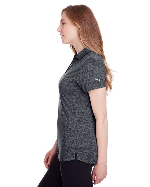 Puma Golf Women's Icon Heather Polo - 596802 Puma Black