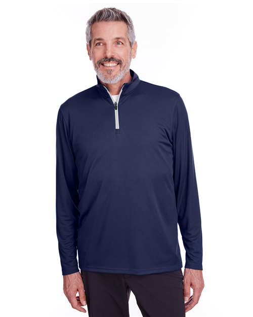 Puma Golf Men's Icon Quarter-Zip Pullover - 596807 Peacoat
