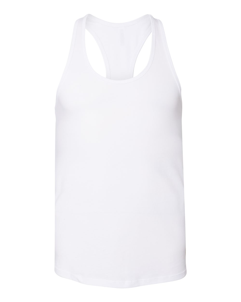 BELLA + CANVAS Women's Jersey Racerback Tank - 6008 - 6008B White