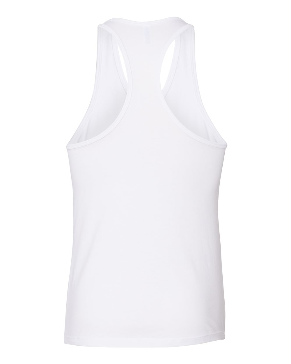 BELLA + CANVAS Women's Jersey Racerback Tank - 6008 - 6008B White