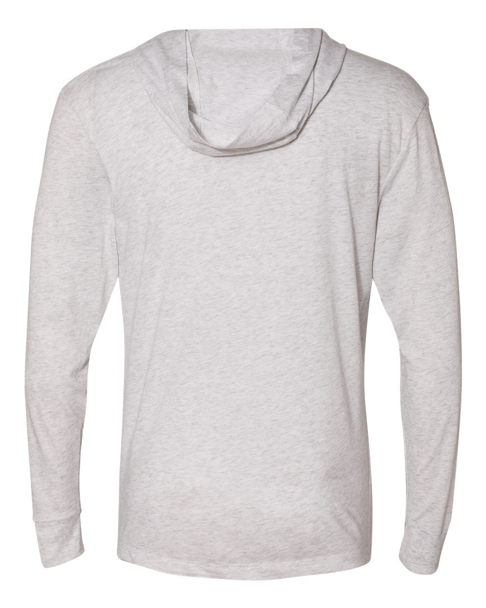 Next Level Unisex Triblend Hooded Long Sleeve Pullover T-Shirt - 6021 - 6021M Heather White