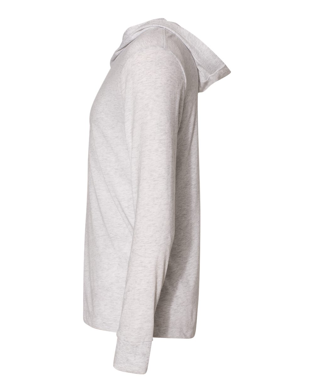 Next Level Unisex Triblend Hooded Long Sleeve Pullover T-Shirt - 6021 - 6021M Heather White