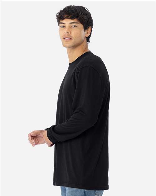 Next Level Men's Triblend Long Sleeve T-Shirt - 6071 Black