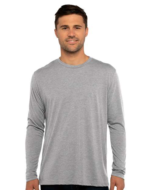 Next Level Men's Triblend Long Sleeve T-Shirt - 6071 Premium Heather