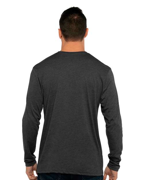 Next Level Men's Triblend Long Sleeve T-Shirt - 6071 Vintage Black