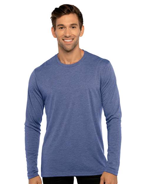 Next Level Men's Triblend Long Sleeve T-Shirt - 6071 Vintage Royal