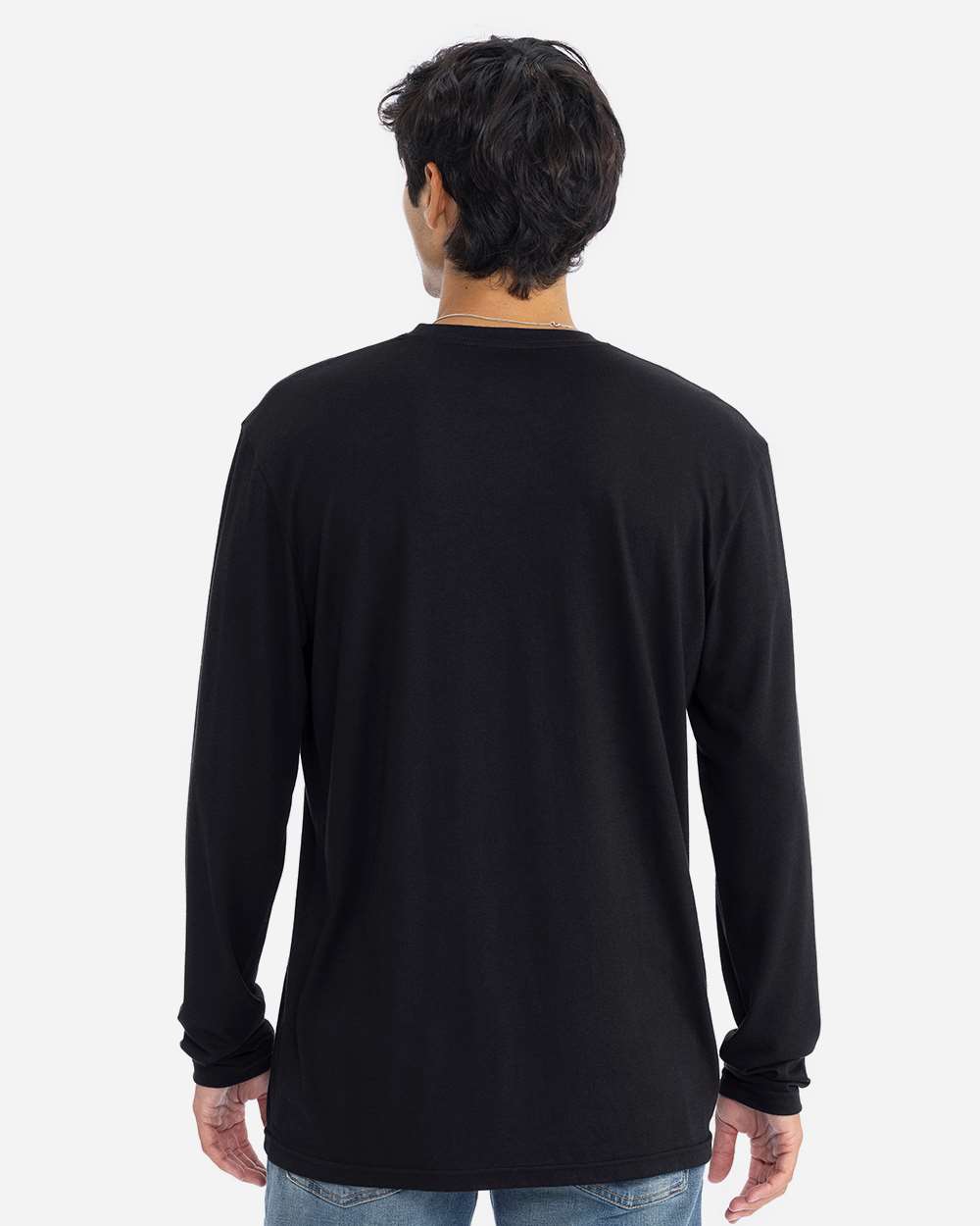 Next Level Unisex Triblend Long Sleeve Tee - 6071 Black