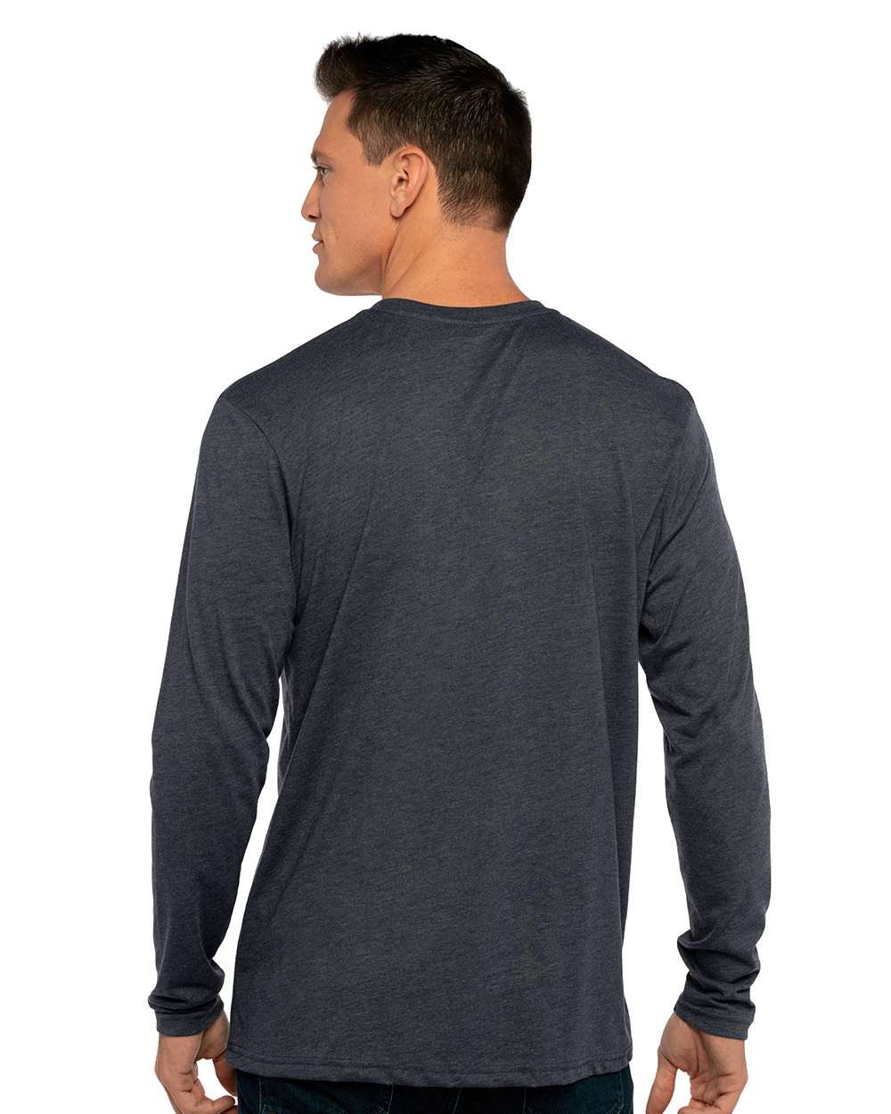 Next Level Unisex Triblend Long Sleeve Tee - 6071 Vintage Navy