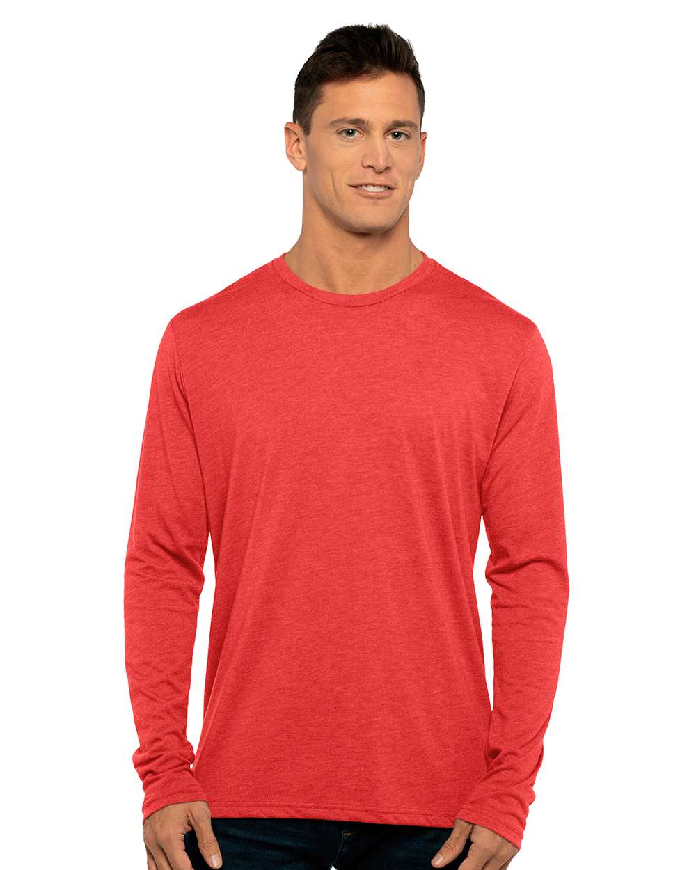 Next Level Unisex Triblend Long Sleeve Tee - 6071 Vintage Red