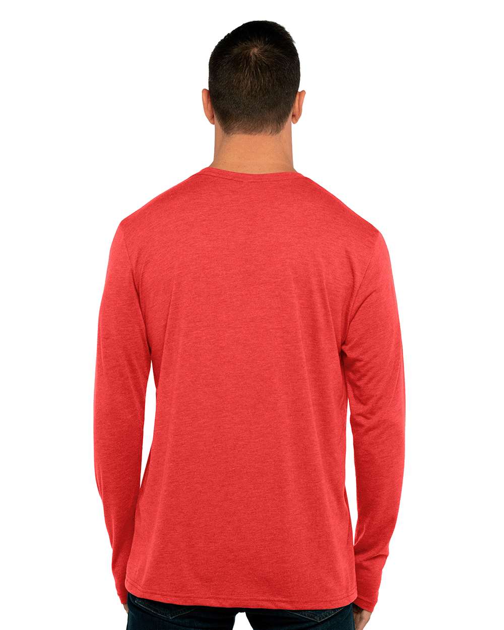 Next Level Unisex Triblend Long Sleeve Tee - 6071 Vintage Red