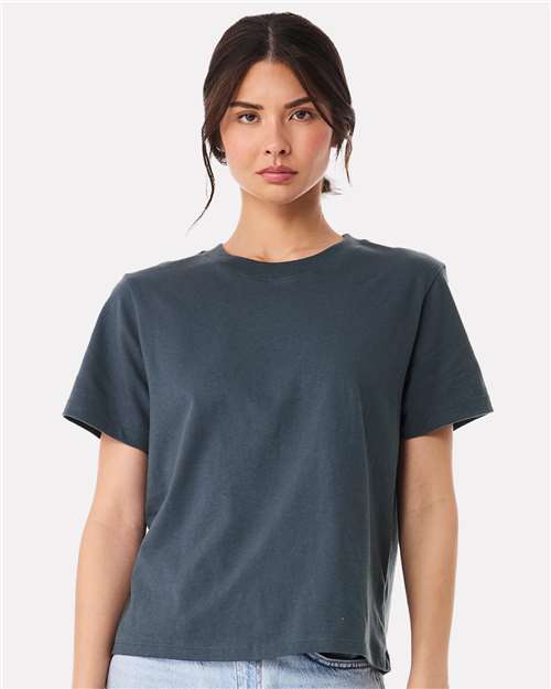 BELLA + CANVAS Women's 6 oz Heavyweight Tee - 6110 - 6110C Vintage Navy