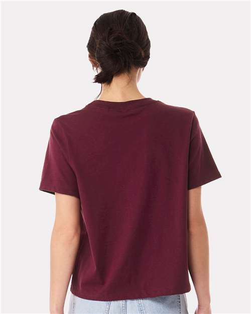 BELLA + CANVAS Women's 6 oz Heavyweight Tee - 6110 - 6110C Maroon