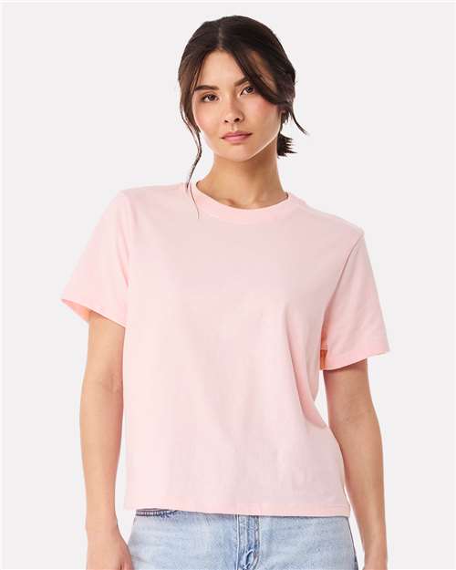 BELLA + CANVAS Women's 6 oz Heavyweight Tee - 6110 - 6110C Soft Pink