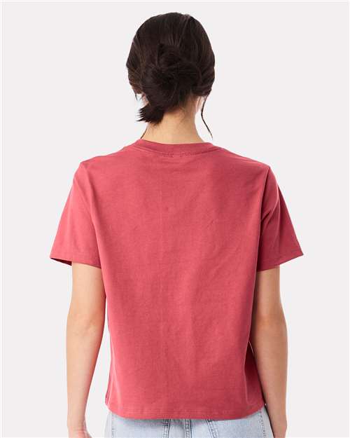 BELLA + CANVAS Women's 6 oz Heavyweight Tee - 6110 - 6110C Vintage Red