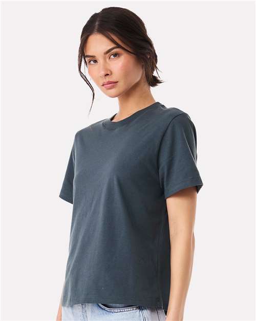 BELLA + CANVAS Women's 6 oz. Heavyweight Tee - 6110 - 6110C Vintage Navy