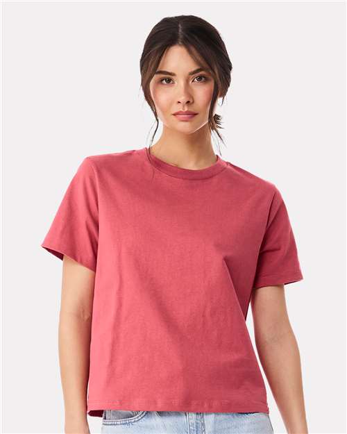 BELLA + CANVAS Women's 6 oz. Heavyweight Tee - 6110 - 6110C Vintage Red